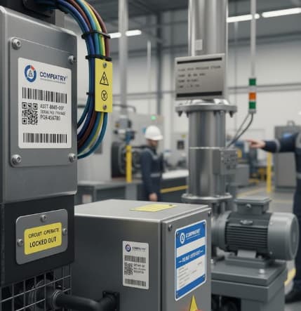 Saiba por que etiquetas para identificação de equipamentos são essenciais